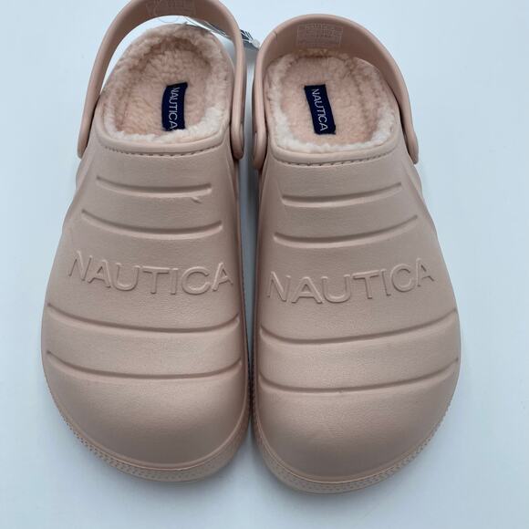 Nautica Clogs Women's 9 Slip On Fleece Lined Soft Pink - Picture 2 of 7